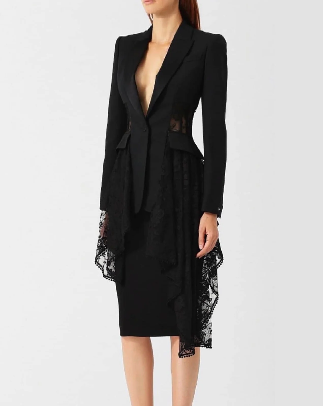 Chantilly Asymmetric Blazer - Image 3