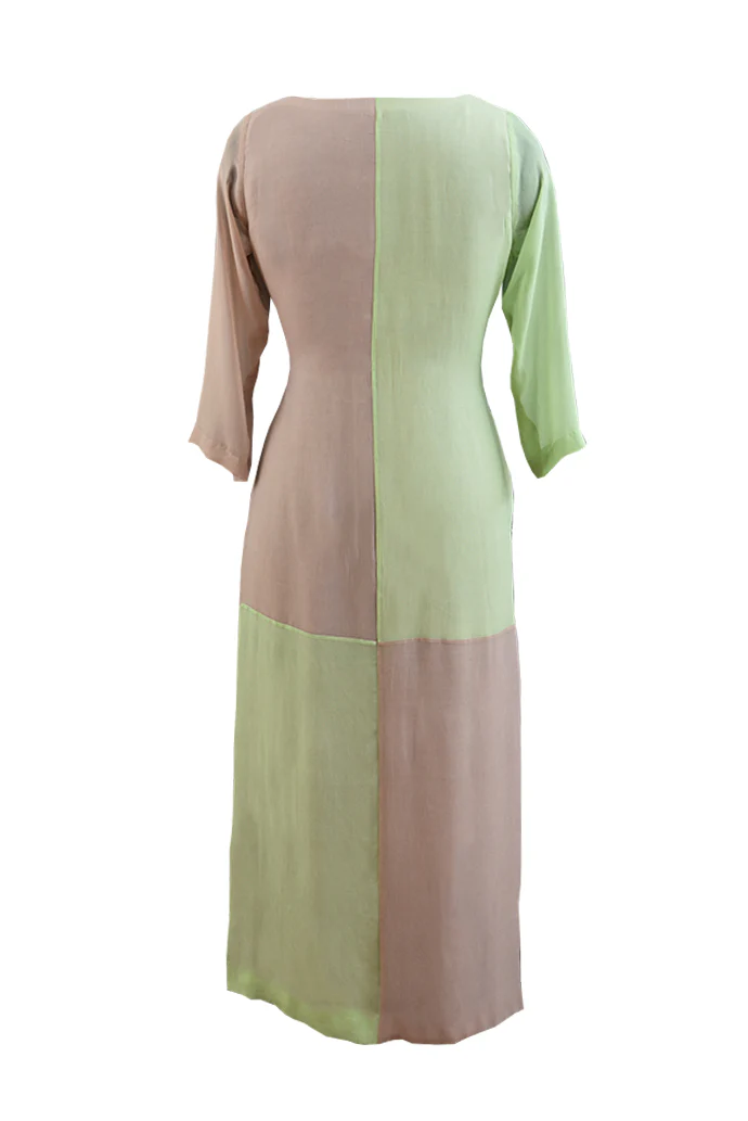 Colour Block Kurta - Image 3