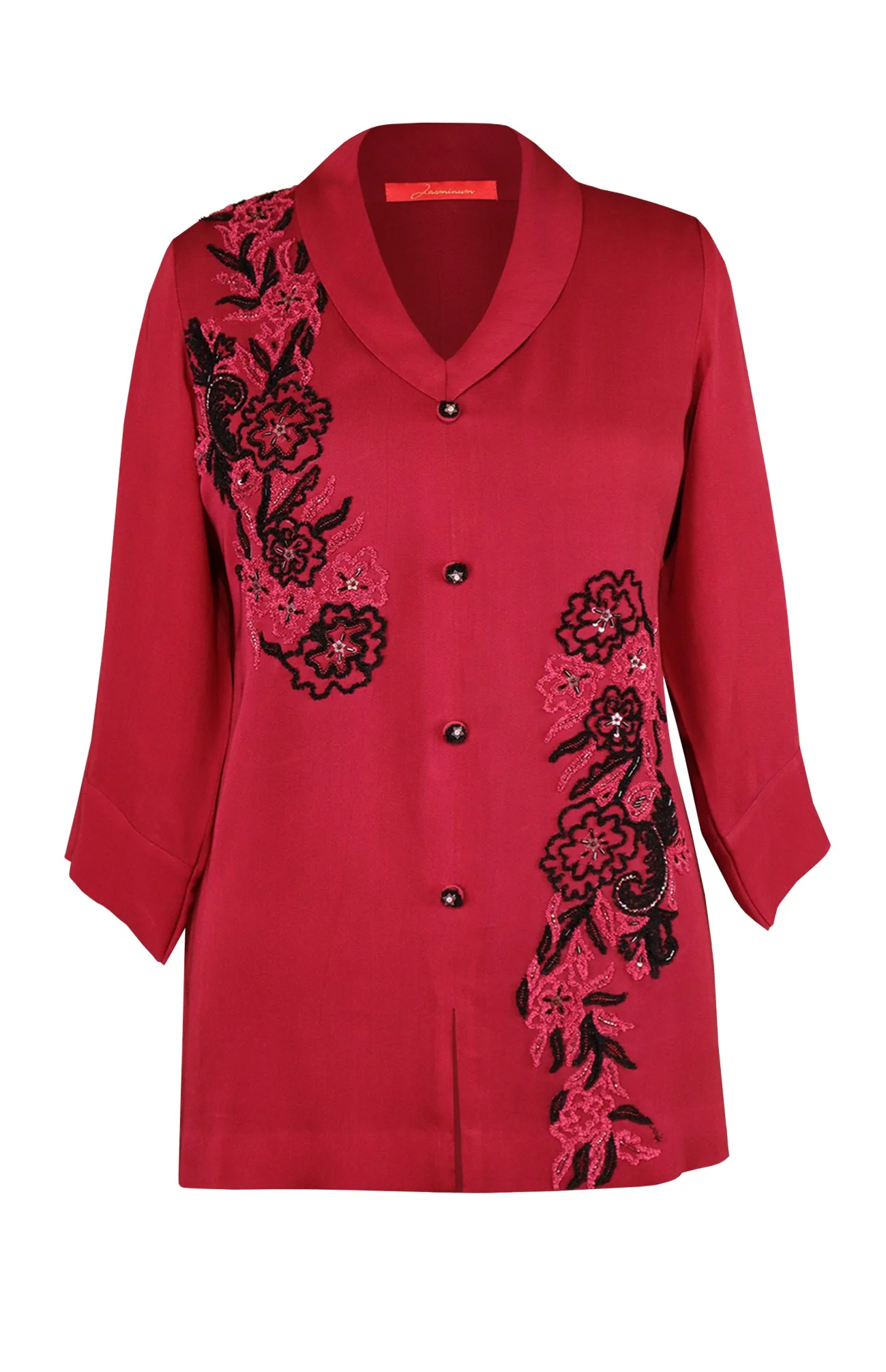 Georgette Top With Aari Embroidery - Image 3