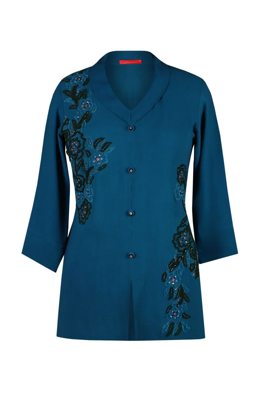 Georgette Top With Aari Embroidery - Image 4