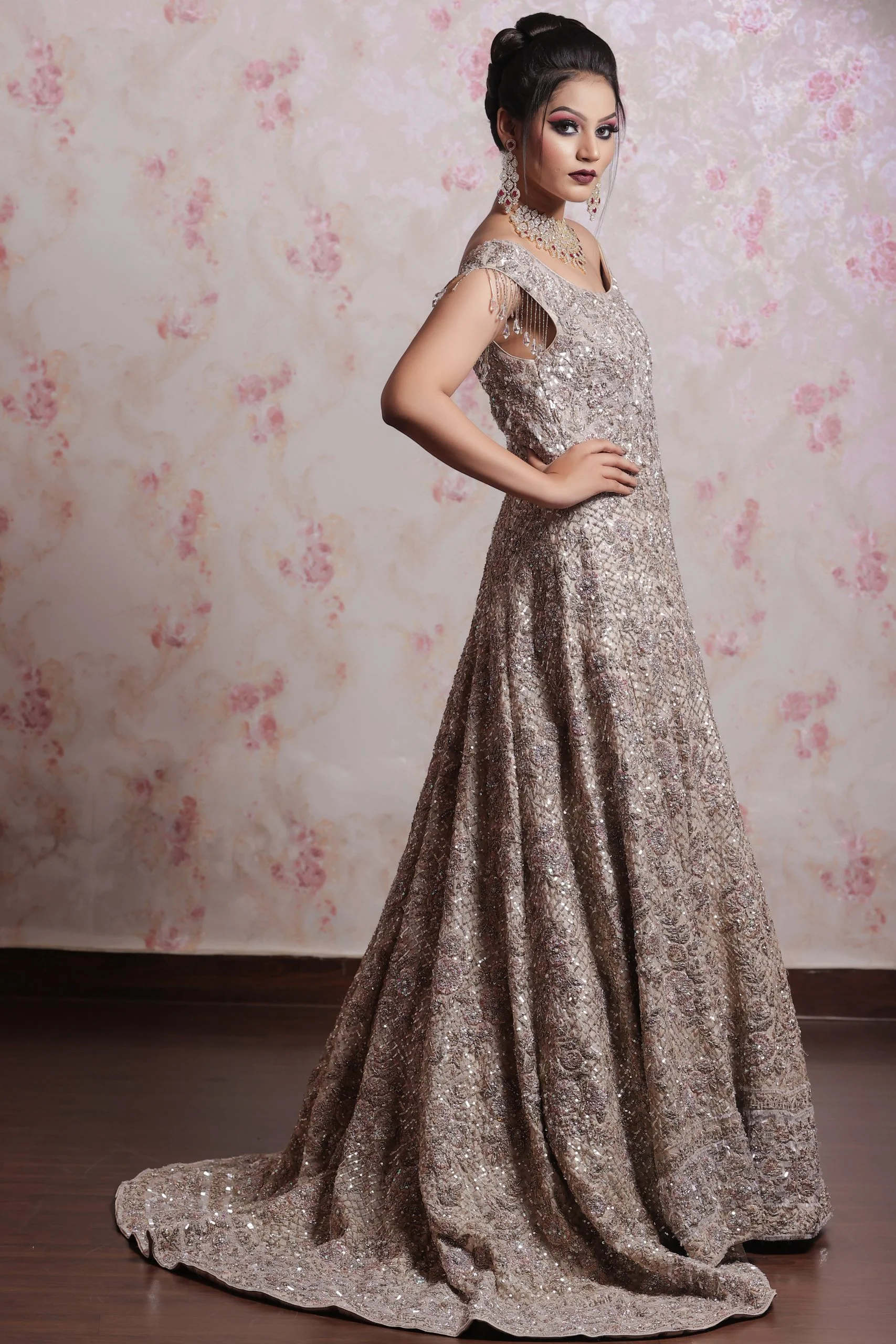 Ivory Silk Gown - Image 3